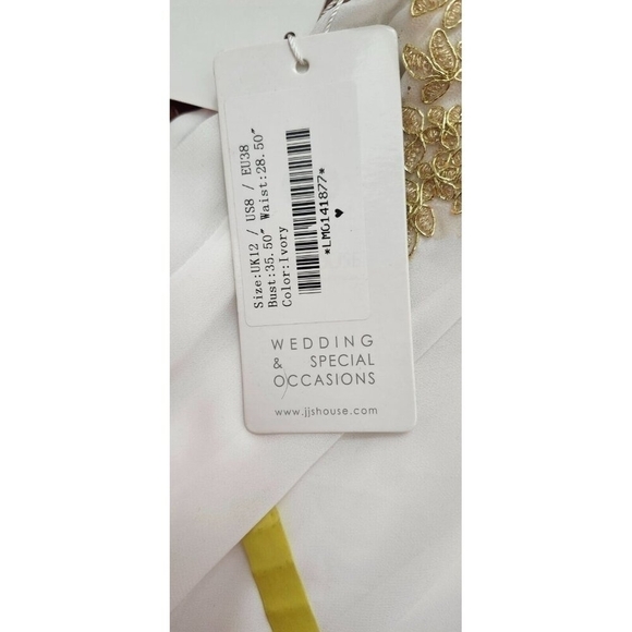 JJ"s House A-Line Strapless Knee-Length Chiffon Homecoming Dress Size US 8/EU 38 - Picture 11 of 12